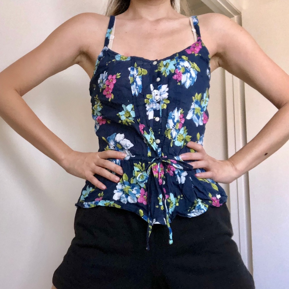 A&F floral shirt